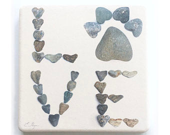 Stone Coasters by Love Rocks Me