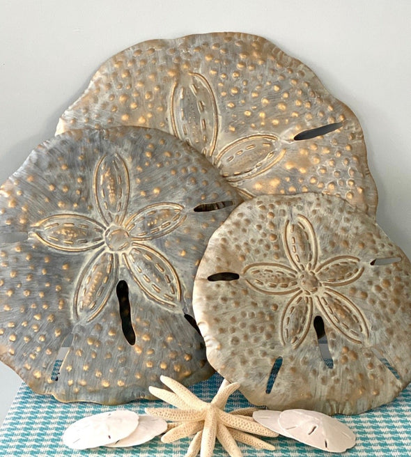 Metal Sand Dollars Wall Art