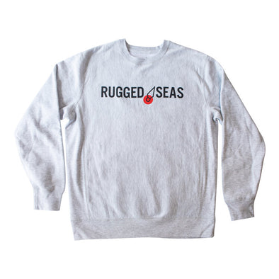 Rugged Seas Crewneck Sweatshirt in Gray