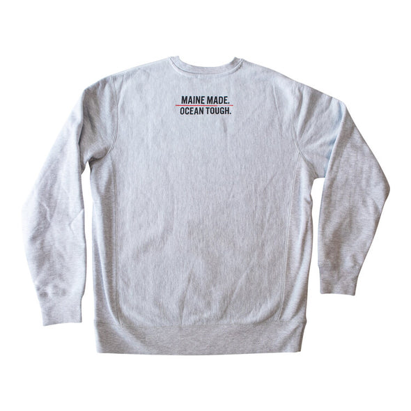 Rugged Seas Crewneck Sweatshirt in Gray