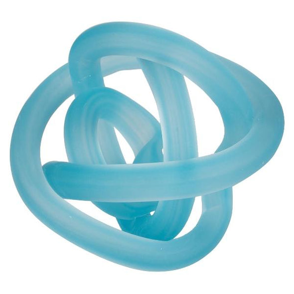 Frosted Glass Teal Knot